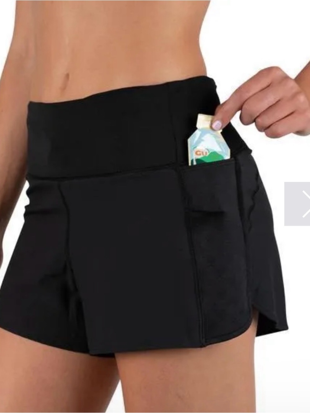 Rabbit Short Women’s Dirt Pounders Shorts 3” Black Short Lined Small Medium SM